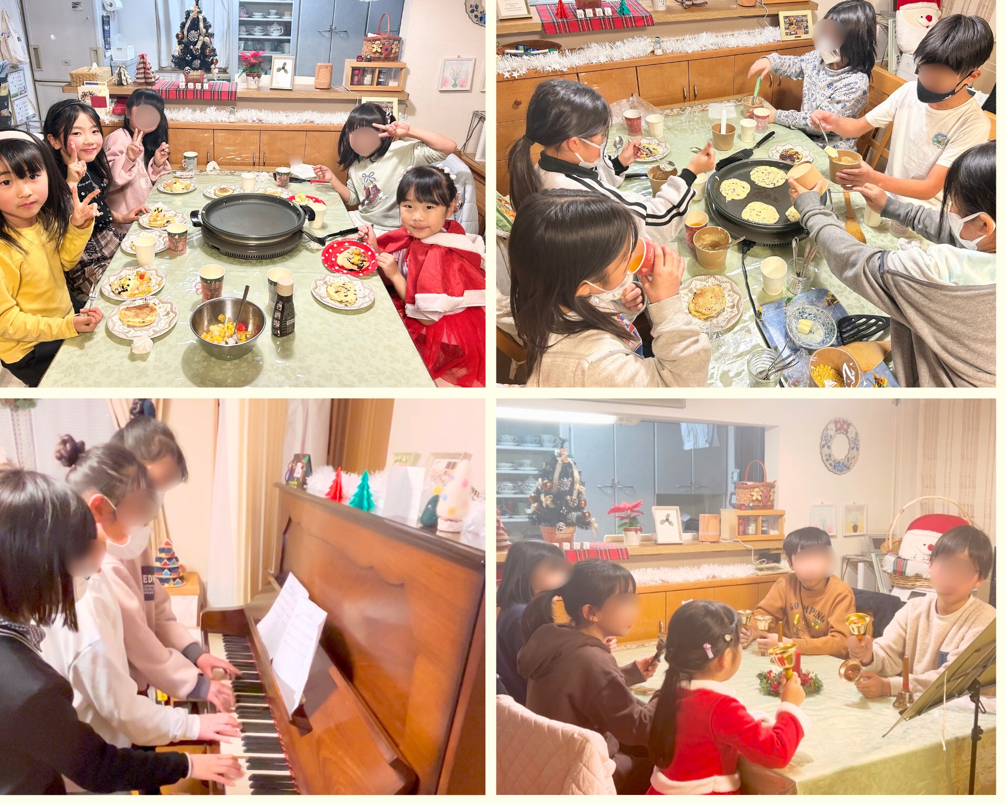 町田市図師町・忠生ピアノ・リトミック教室クリスマス会