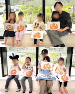 町田市リトミック教室ハロウィン集合
